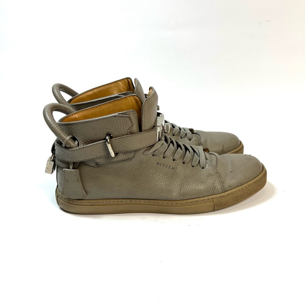 Buscemi Gray High-Top Sneakers